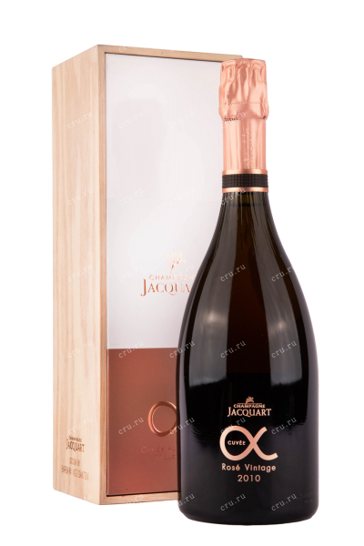 Шампанское Jacquart Cuvee Alpha Rose Vintage with gift box 2010 0.75 л