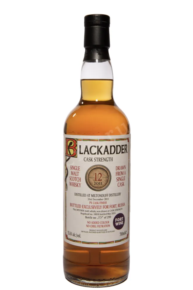 Бутылка Blackadder Miltonduff Single Malt Scotch in gift box 0.7 л