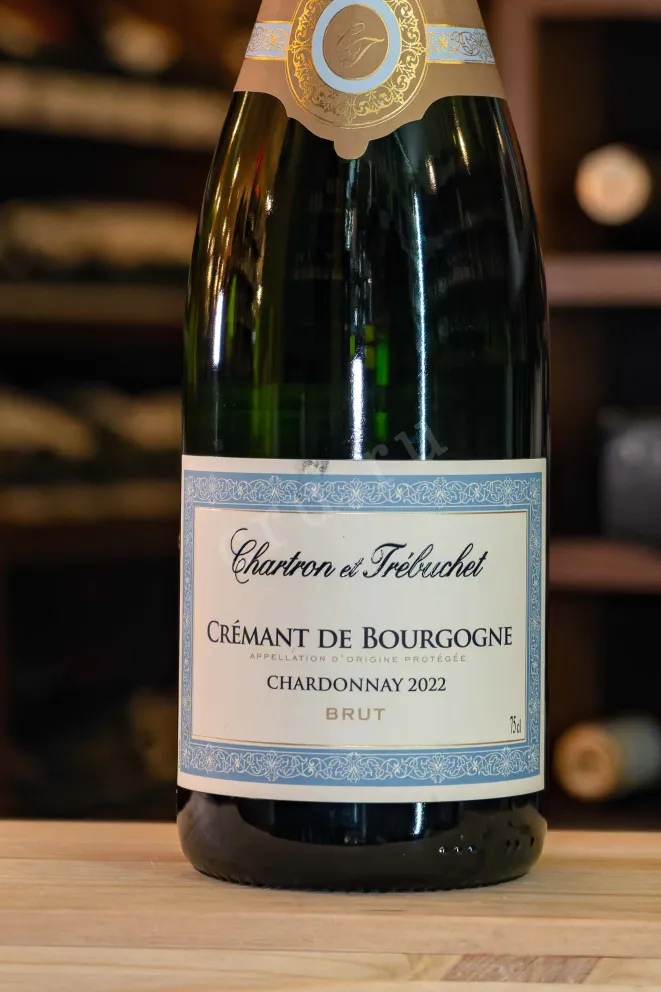 В магазине Крю Профи Chartron et Trebuchet Cremant de Bourgogne Chardonnay Brut in gift box 2023 0.75 л
