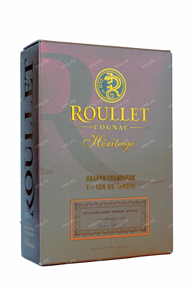 Подарочная коробка Roullet Heritage Grande Champagne gift box 0.7 л