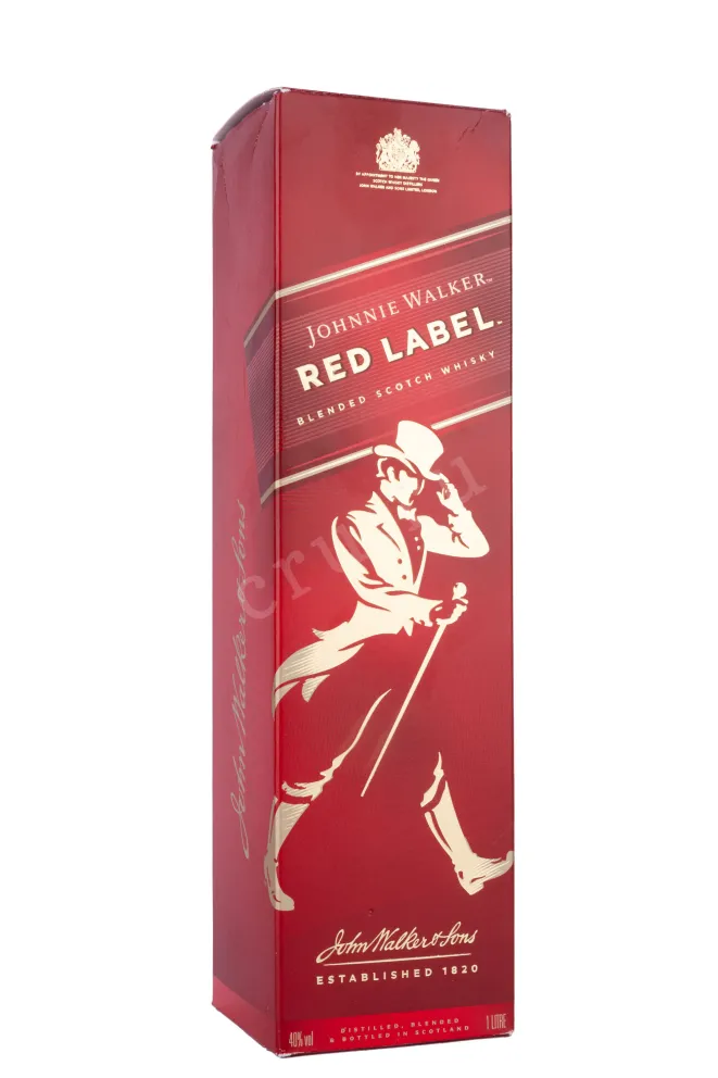Подарочная коробка Johnnie Walker Red-label gift box 1 л