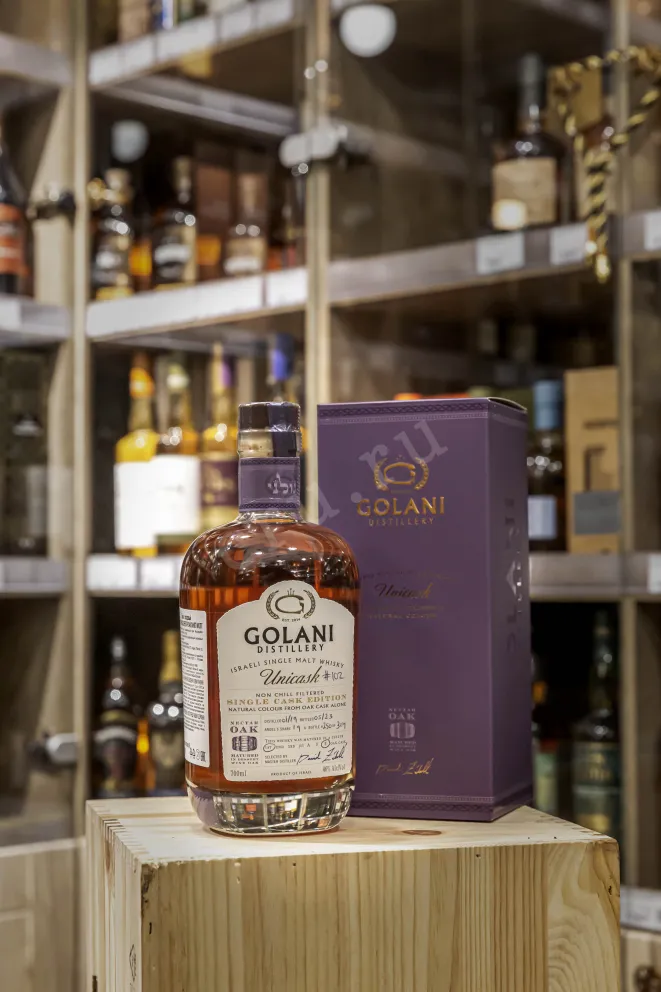 В магазине Крю Профи Golani Unicask Nectar Oak Single Malt in gift box 0.7 л