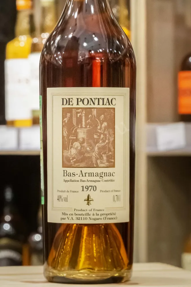 В магазине Крю Профи De Pontiac Bas-Armagnac in wooden box 1970 0.75 л