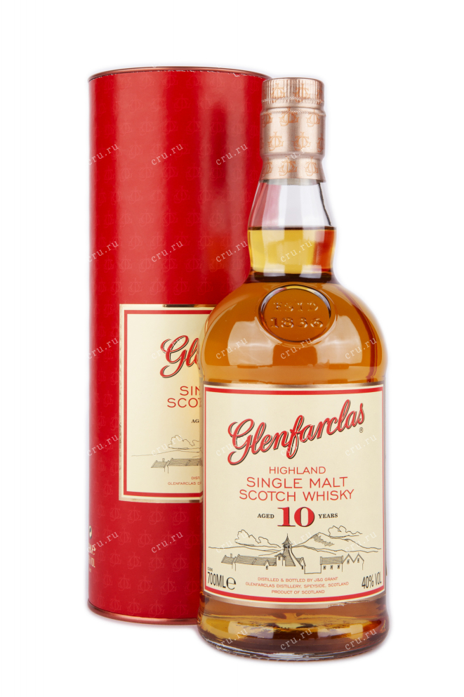 Виски Glenfarclas 10 years gift box  0.7 л