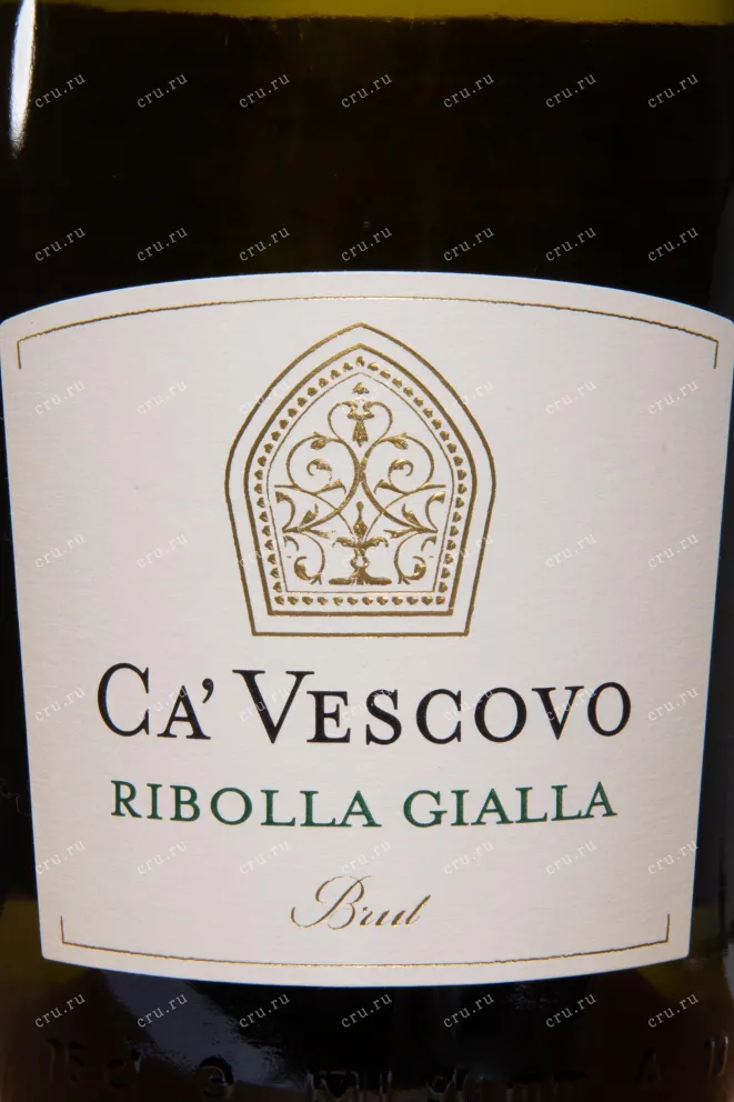 Этикетка Ca’ Vescovo Ribolla Gialla Brut 2023 0.75 л