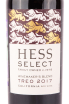 Этикетка вина Хесс Селект Трео 2017 0.75