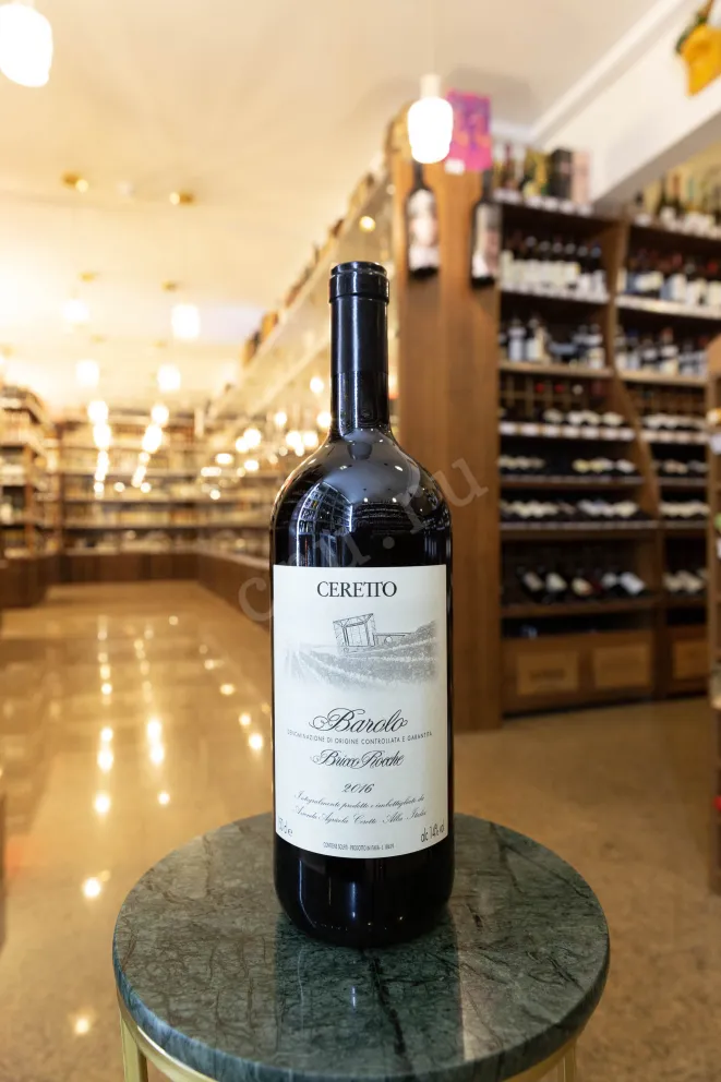 В магазине Крю Профи Ceretto Barolo Bricco Rocche in woodbox 2016 1.5 л