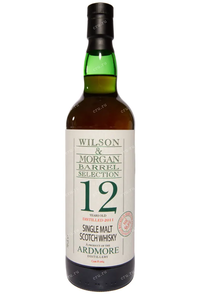 Бутылка Wilson&Morgan Barrel Selection Ardmore Sherry Wood 12 years in gift box 0.7 л
