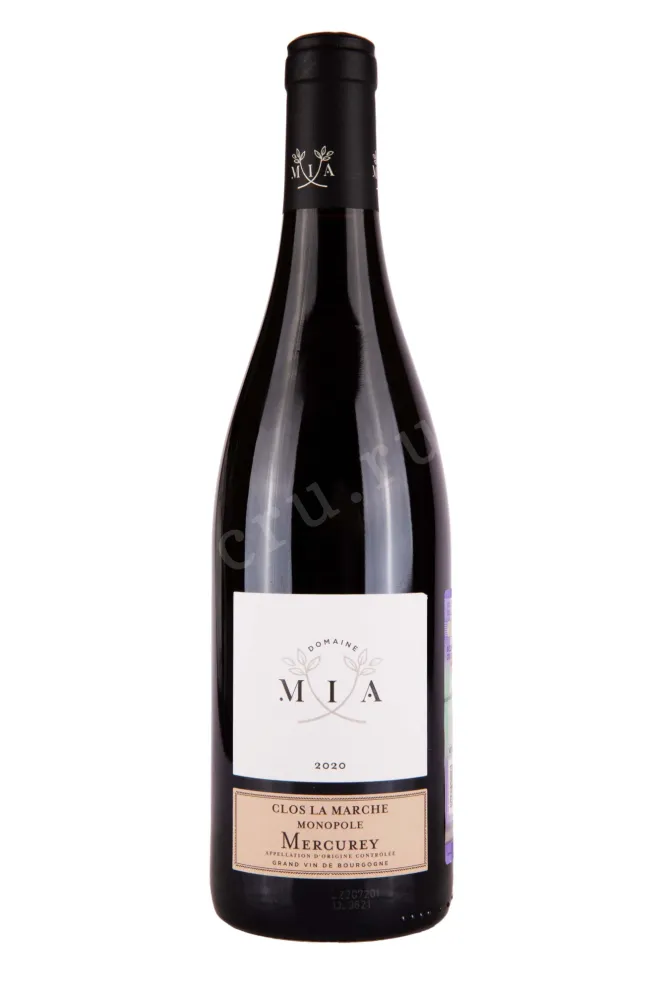 Вино Domaine MIA Clos La Marche Monopole Mercurey 2020 0.75 л