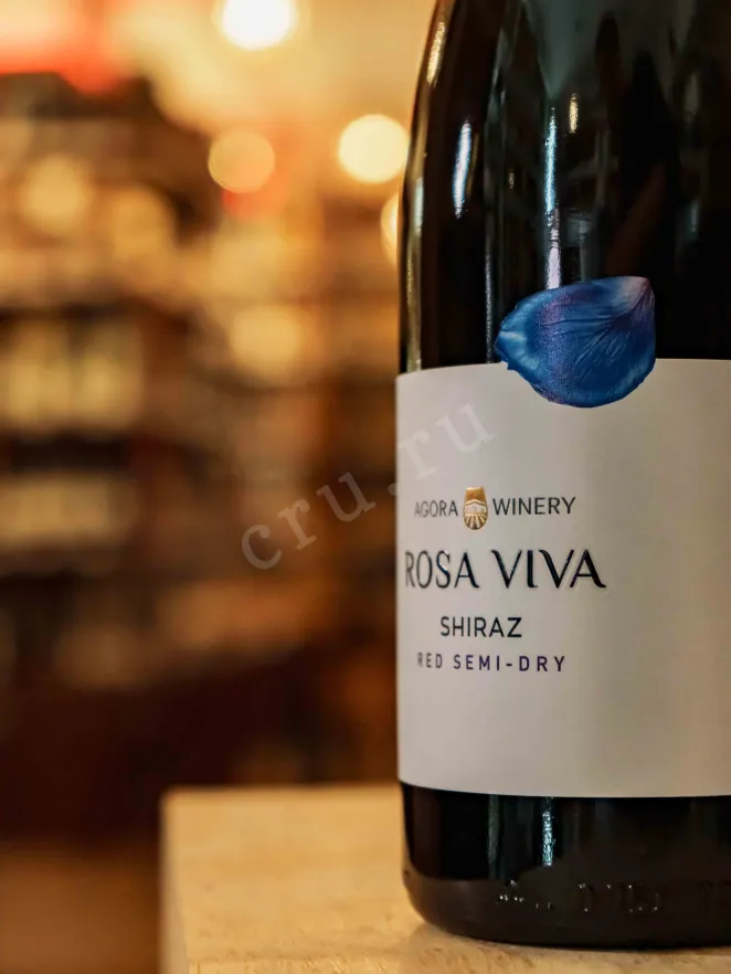 В магазине Крю Профи Agora Rosa Viva Shiraz Red Semi-Dry 2025 0.75 л
