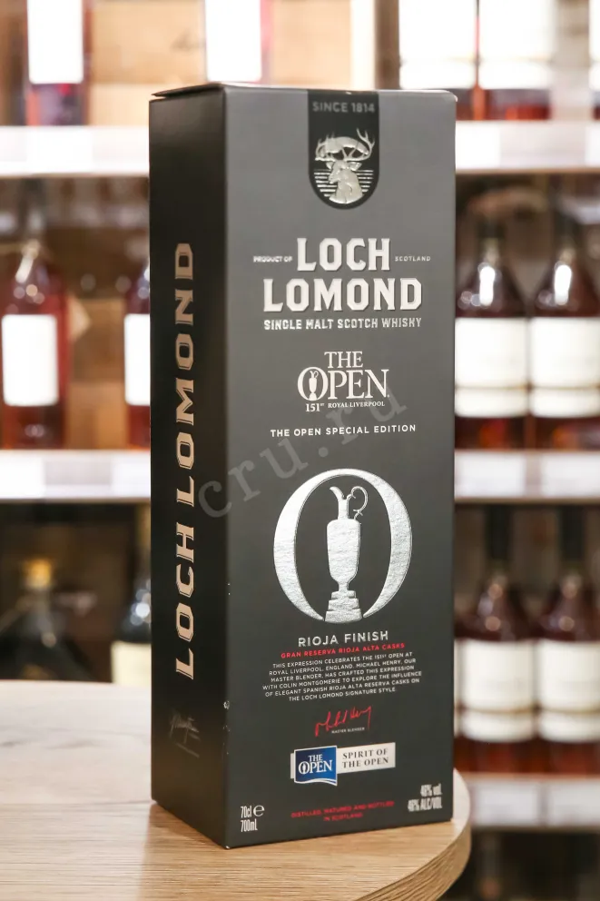 В магазине Крю Профи Loch Lomond 151th The Open Special Edition Royal Liverpool Rioja Finish in gift box 0.7 л