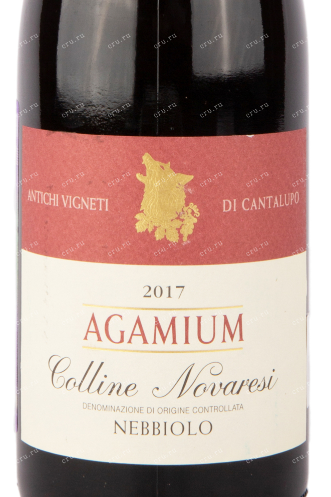 Этикетка вина Агамиум Коллине Новарези 2008 0.75