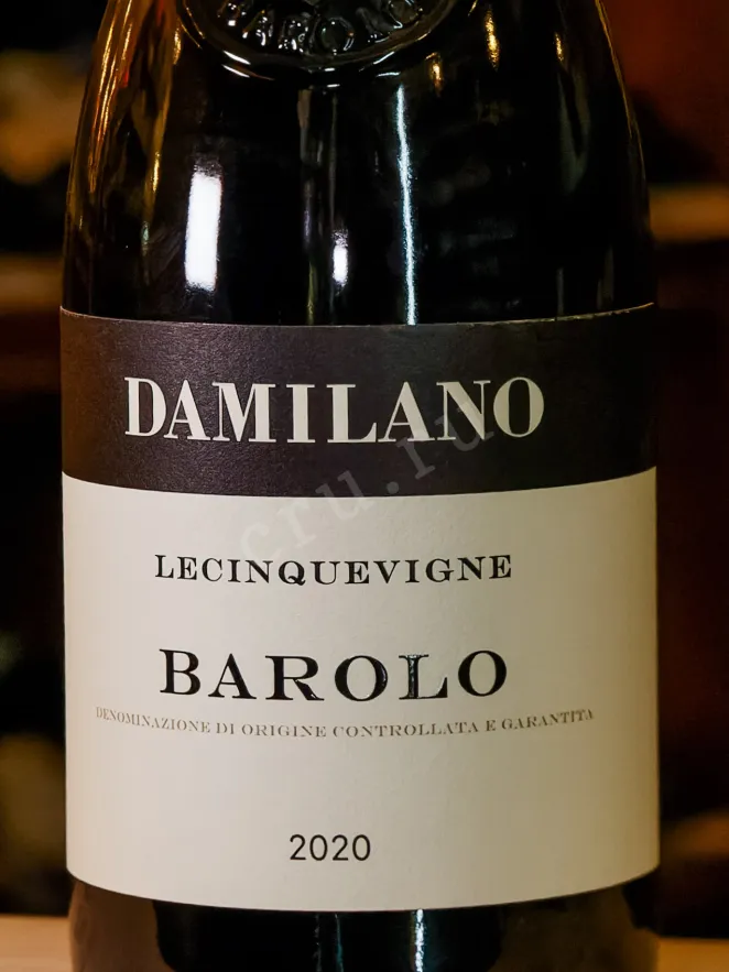 В магазине Крю Профи Damilano Lecinquevigne Barolo DOCG 2019 0.75 л