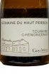 Этикетка Domaine Du Haut Perron AOC Touraine Chenonceaux 2021 0.75 л