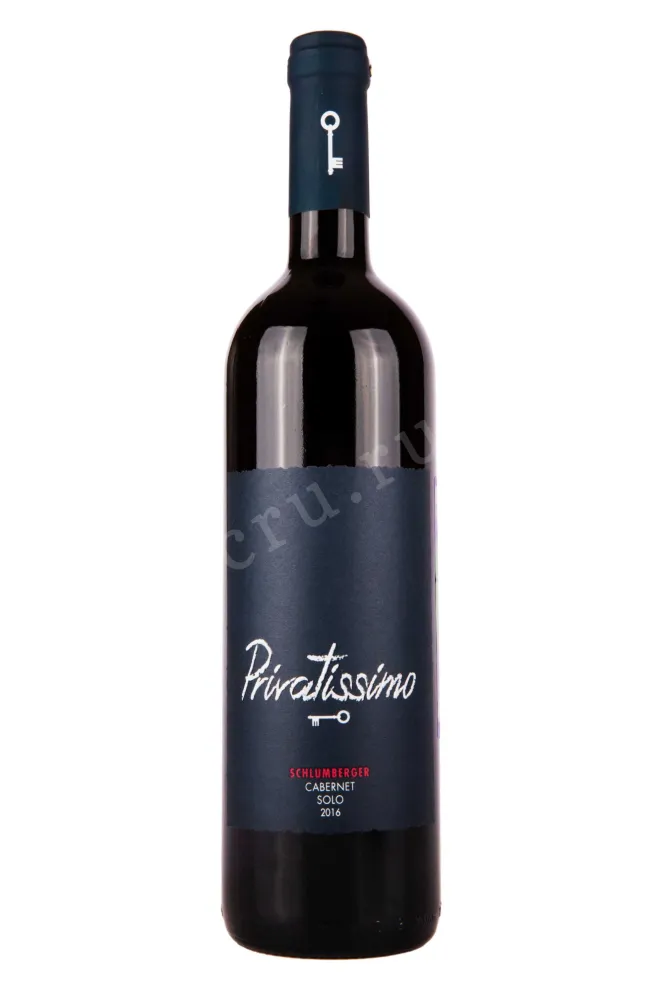 Вино Schlumberger Privatissimo Cabernet Sauvignon Solo 0.75 л