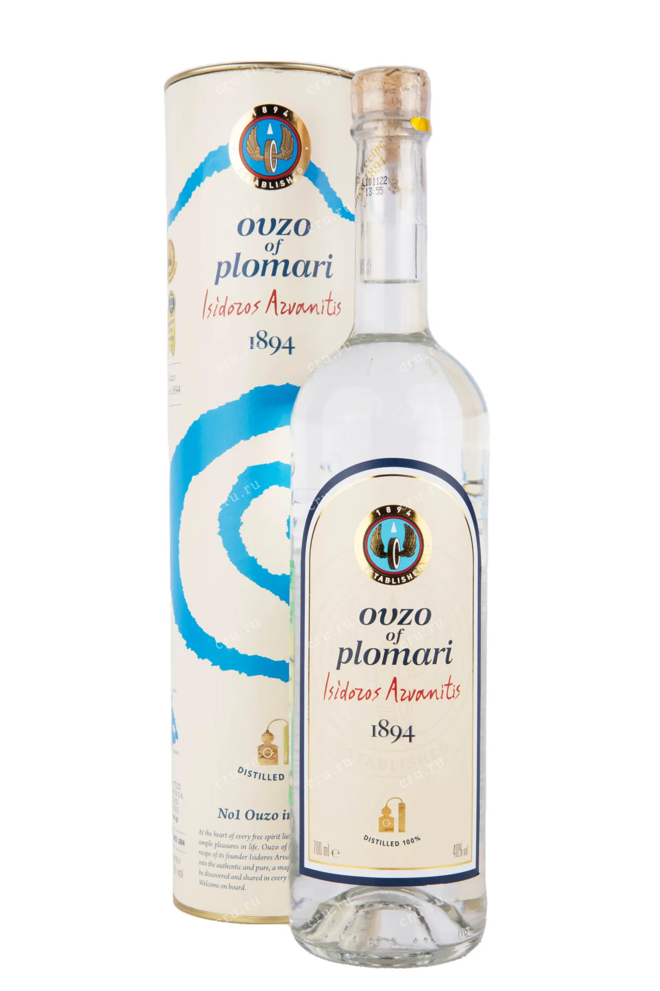 Фото — Узо Plomari in tube  0.7 л