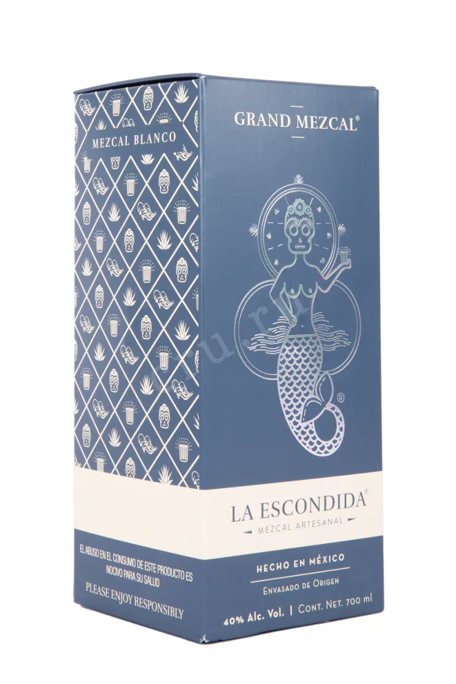 Подарочная упаковка мескаля Гранд Мескаль Ла Эскондида 0.7