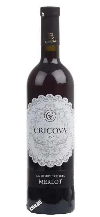 Вино Cricova Lace Range Merlot 0.75 л