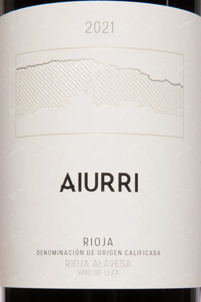 Этикетка Aiurri Rioja Alavesa DOCa 2021 0.75 л
