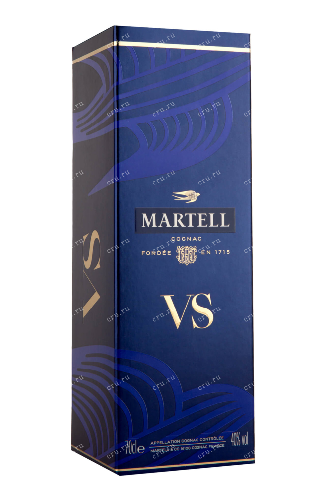 Подарочная коробка Martell VS 0.7 л
