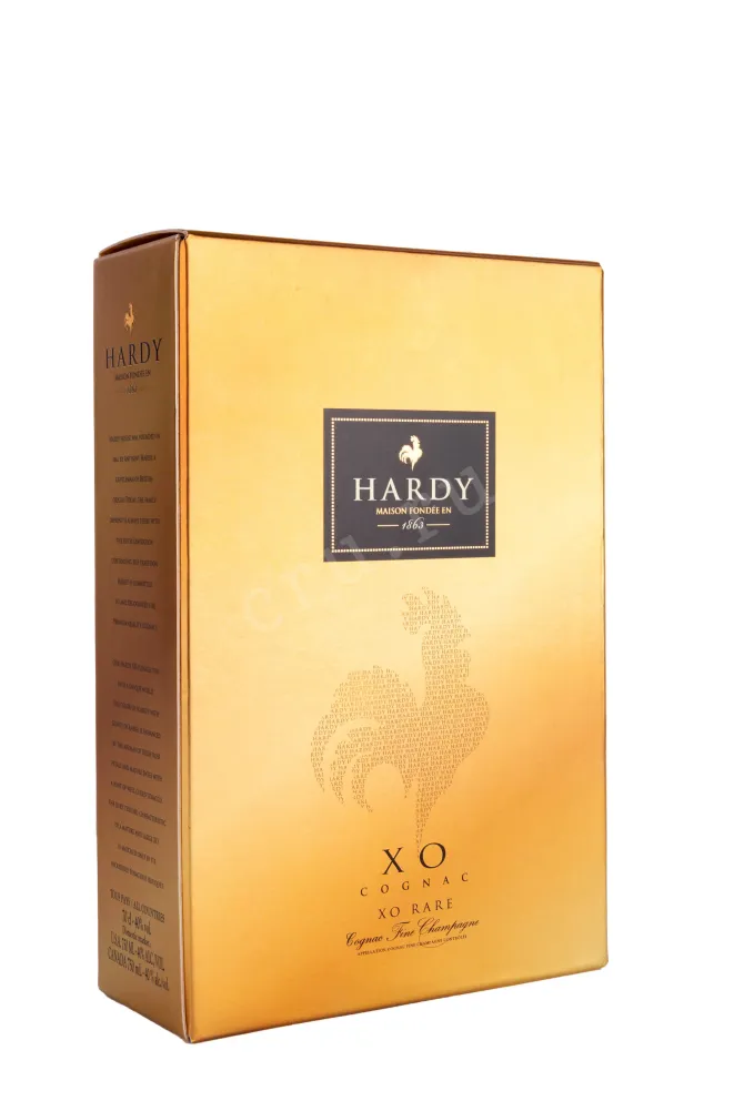 Подарочная коробка Hardy Rare XO 25 years decanter in gift box 0.7 л