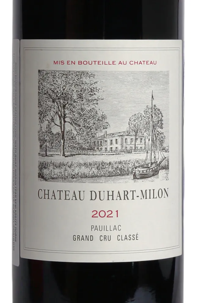 Этикетка Chateau Duhart-Milon Grand Cru Classe Pauillac 2021 0.75 л