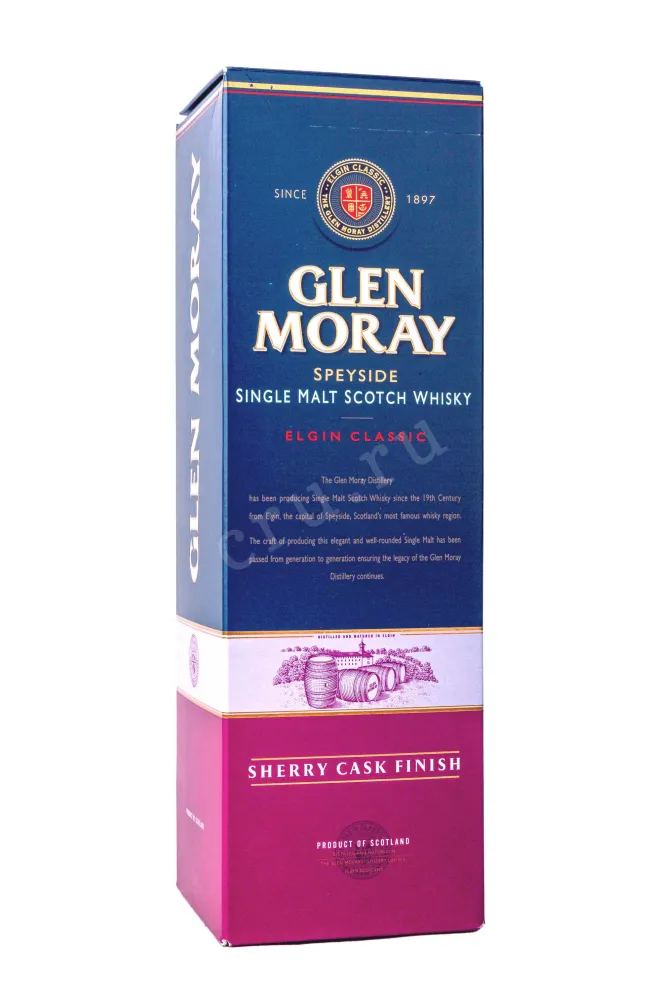 Подарочная коробка Glen Moray Elgin Classic Sherry Cask Finish 0.7 л