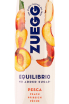 Этикетка Zuegg Equilibrio Pesca no added sugar 1 л