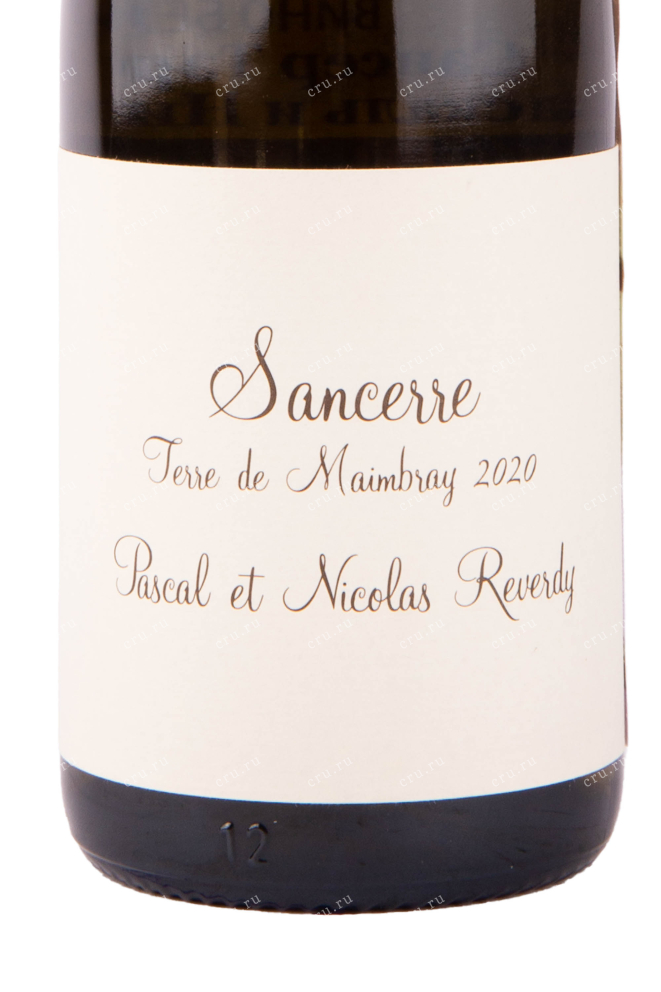 Этикетка вина Pascal et Nicolas Reverdy Terre de Maimbray Sancerre AOC 0.75 л