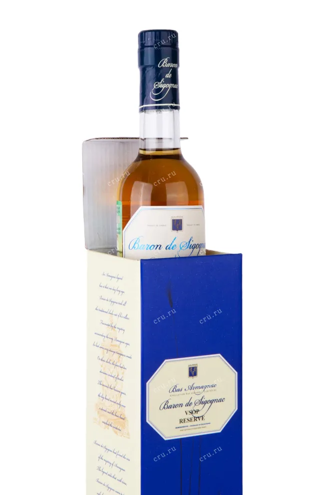 В подарочной коробке Baron de Sigognac VSOP Reserve 0.5 л