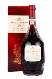 Портвейн Royal Oporto Tawny 10 years with gift box  0.75 л