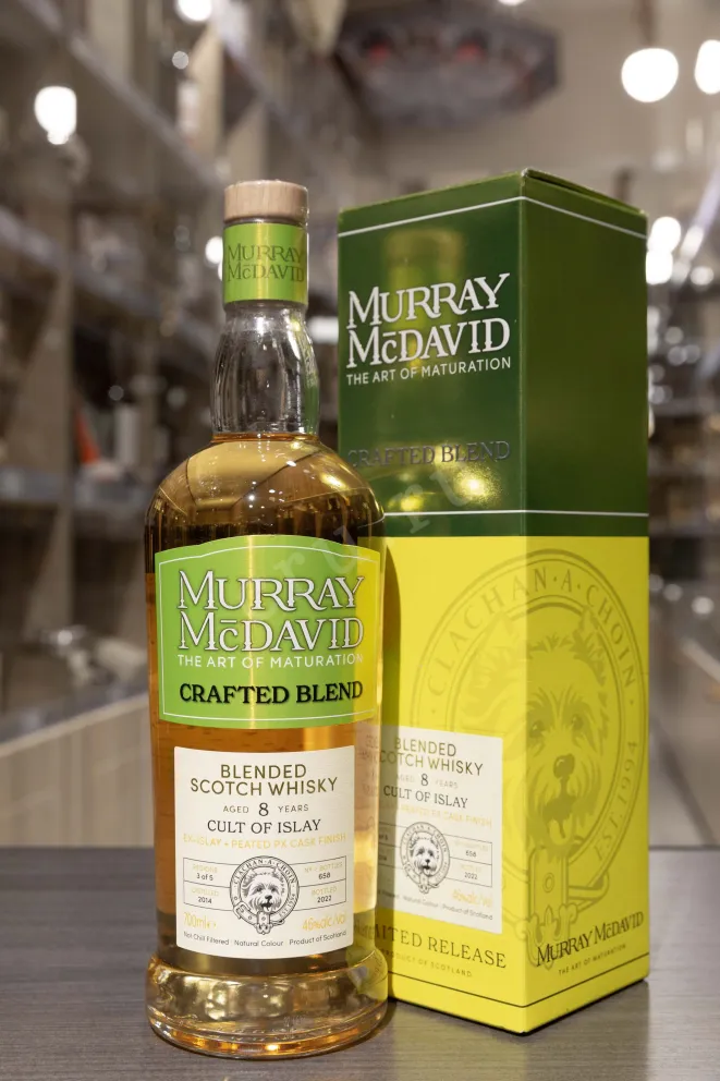 В магазине Крю Профи Murray McDavid Crafted Blend Cult of Islay 8 Years Old gift box 0.7 л