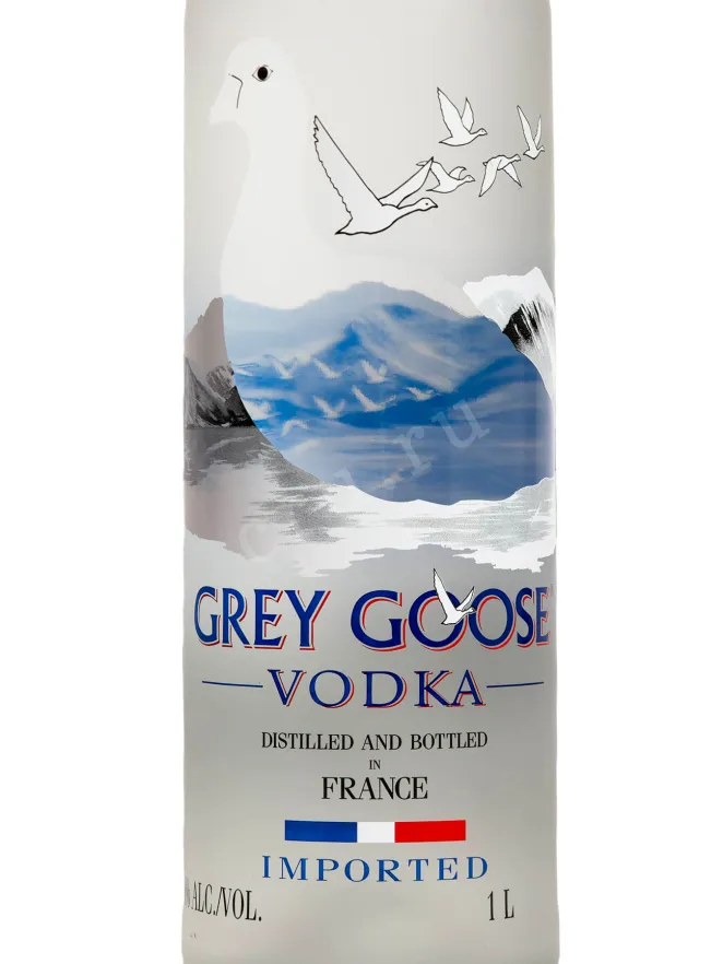 Этикетка Grey Goose 1 л