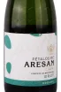 Этикетка Pelatos De Aresan Cava 2021 0.75 л