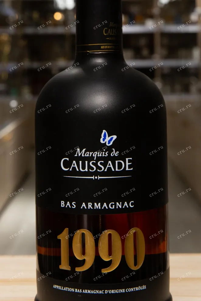 Этикетка Marquis de Caussade 1990 0.7 л