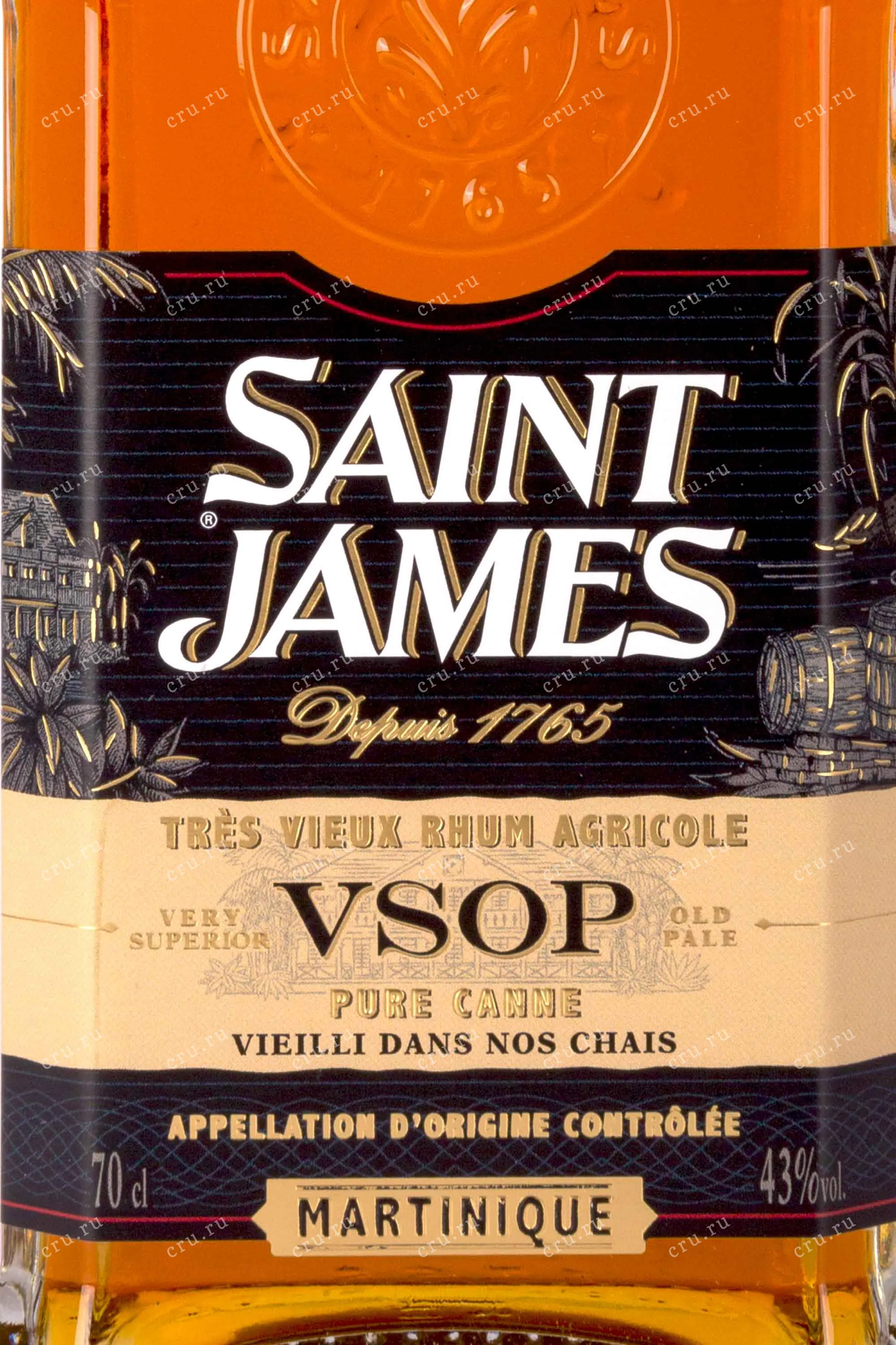 Saint James - VSOP - Très vieux rhum agricole