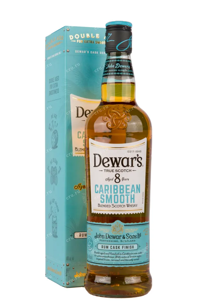 Деварс 0.7. Виски Dewars Caribbean smooth 8 years. Виски Dewar's 8 Caribbean smooth. Виски Дьюарс 8 лет Карибиан. Виски Dewar's Caribbean smooth 40% 0,7 л.