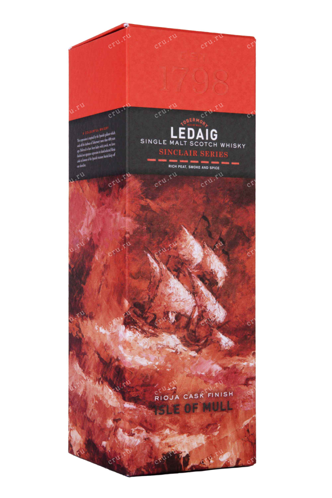 Подарочная коробка Ledaig Sinclair Series in gift box 0.7 л
