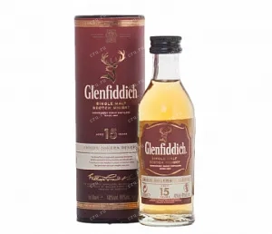 Виски Glenfiddich 15 years  0.05 л