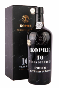 Портвейн Kopke Porto 10 years in gift box 2010 0.75 л