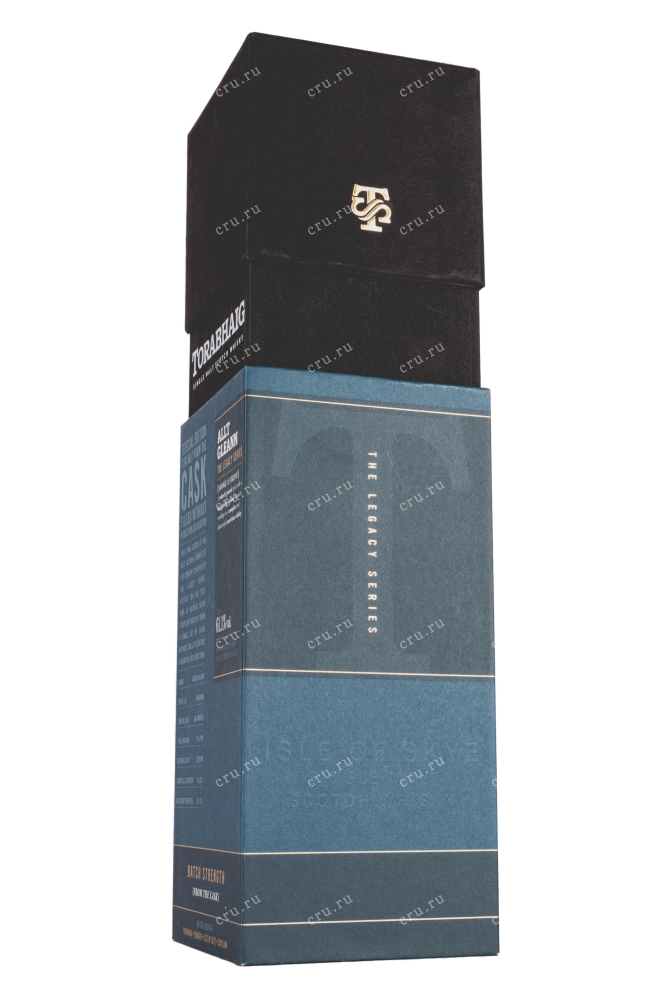 Подарочная коробка Torabhaig Single Malt Scotch Whisky Legacy Series Allt Gleann Batch Strength in gift box 0.7 л