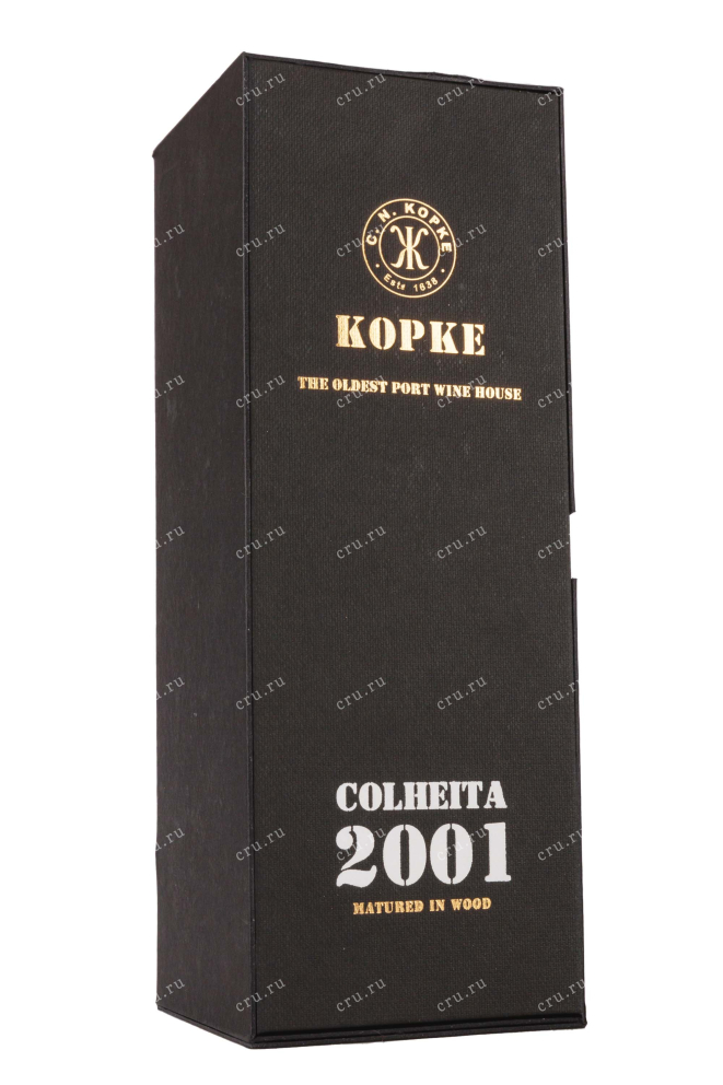 Подарочная коробка Kopke Colheita 2001 Porto gift box 2001 0.75 л