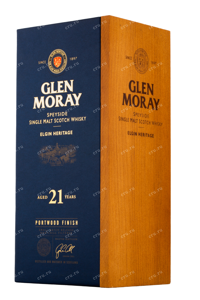 Виски Glen Morey 21 years Portwood Finish  0.7 л