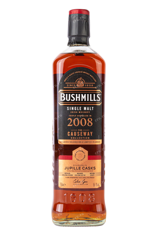 Бутылка Bushmills The Causeway Collection 2008 in tube 0.7 л