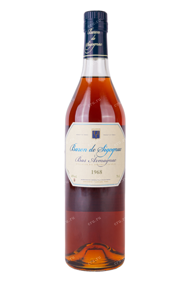 Бутылка Baron de Sigognac 1968 0.7 л