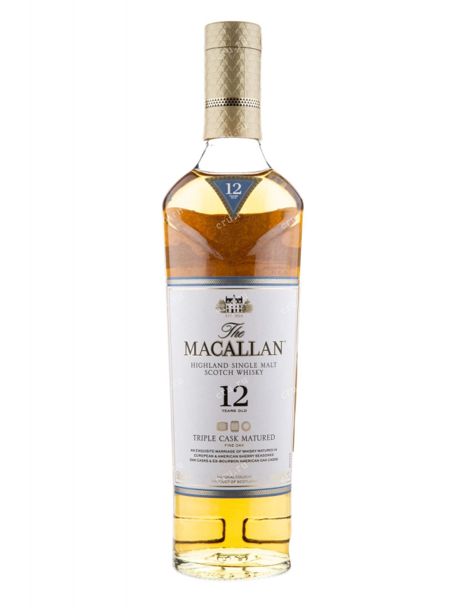 Виски Macallan 12 years Triple Cask  0.5 л