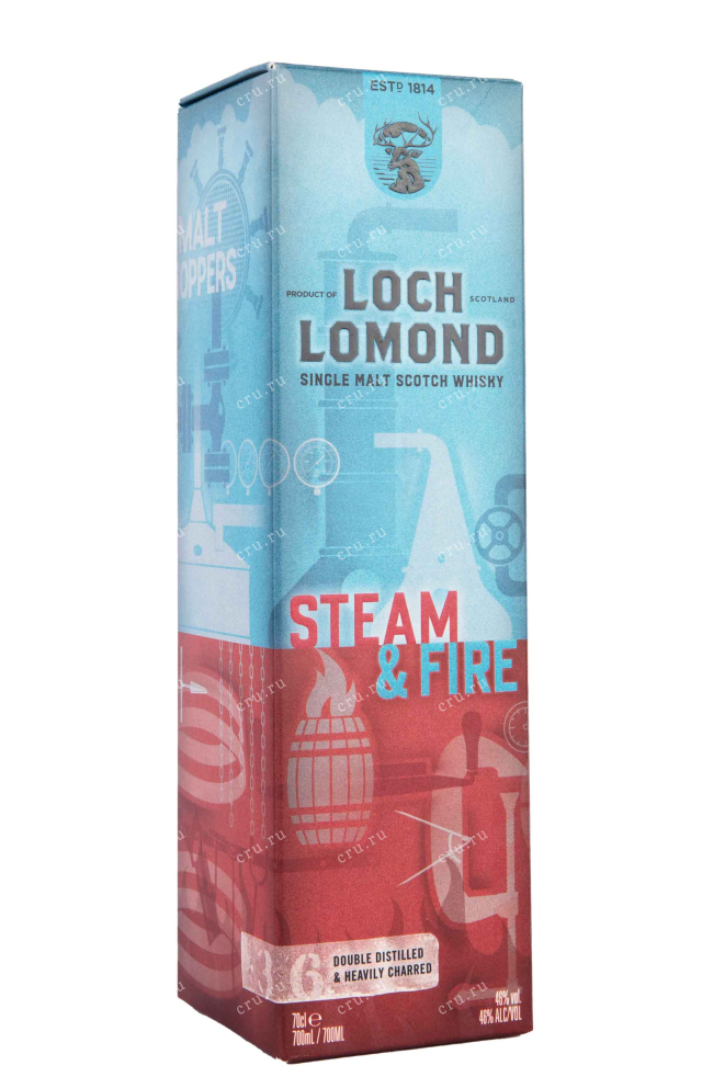 Подарочная коробка Loch Lomond Steam & Fire Single Malt in gift box