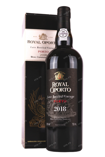 Портвейн Royal Oporto Late Bottled Vintage in gift box 2018 0.75 л