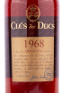 Арманьяк Cles des Ducs 1968 0.7 л