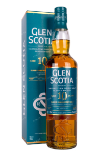 Виски Glen Scotia 10 years old in gift box  0.7 л